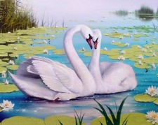 Diamond Painting Schwanengesang (UAB ArtiBalta) NEU/OVP