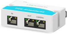 Mini 2 Port POE Extender up to 1000Ft, Power over Ethernet over Cat5/6 Cable, Sp
