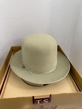 Vintage Stetson Royal Open Road  Silverbelly 7 1/8 with original Stetson hat box
