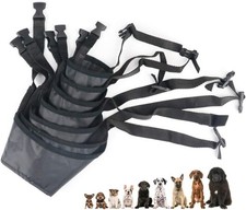 Adjustable Dog Muzzles - Anti-Biting Barking Muzzles for Small,