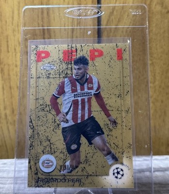 2024-25 TOPPS Chrome Ricardo Pepi SSP V/XI Roman Numeral Dortmund