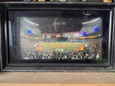 Panoramic View Game 2 1998 World Series 27x16 Framed With Lights