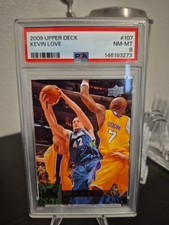 2009-10 Upper Deck - Kevin Love #107 Rookie Card Minnesota Timberwolves POP 2. rookie card picture