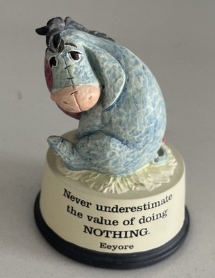 Hallmark Disney: Eeyore Figurine, Never Underestimate the Value of Doing Nothing
