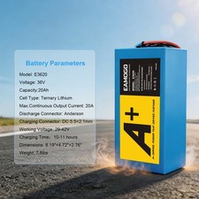 EAMOGO 36V 20Ah Lithium Battery Pack