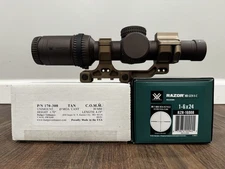 Vortex Razor HD Gen II-E 1-6x24 Illum JM-1 BDC Scope w/ Mount And Extras