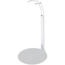 Plymor DSP-5125W White Adjustable Doll Stand 6-Pack for 10-12" Slim Dolls