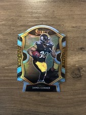 2020 Panini Select - Concourse James Conner #39 Light Blue Prizm Die-Cut