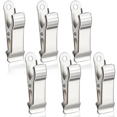 6 Pcs Metal Mini Clamps Mini Spring Clamp Crocodile Alligator Clips 1/2 Inch ...