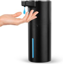 Automatic Soap Dispenser Liquid Touchless: 13.52oz/400ml Wall USB Rechargeable -