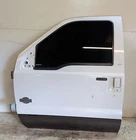 White / Brown Front Left Driver Electric Door | Fits 2013-2016 Ford F250 F350