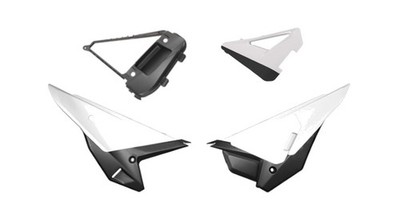 RACETECH Fairing side panel kit REVOLUTION