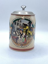 Vintage Marzi & Remy German Beer Stein Coachman Drinking #1384