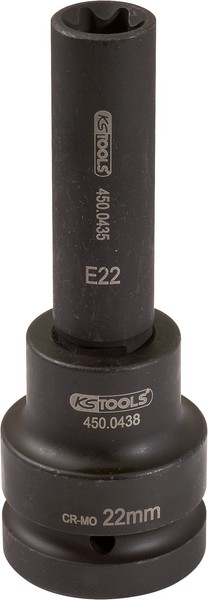 KS Tools 450.0481 1&Quot; Kraft-Stecknuss E-Torx, Lang, E18-image