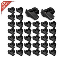36 Loud Whistles with Lanyard - Ideal for Coaches, Teachers, and Emergencies