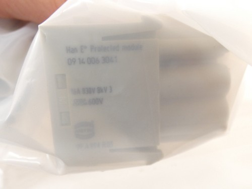 Menge 2 Packungen * Harting 09140063041 Stecker-Einsatz HAN 6 MOD M-C 16A - NEU... - Bild 6 von 6