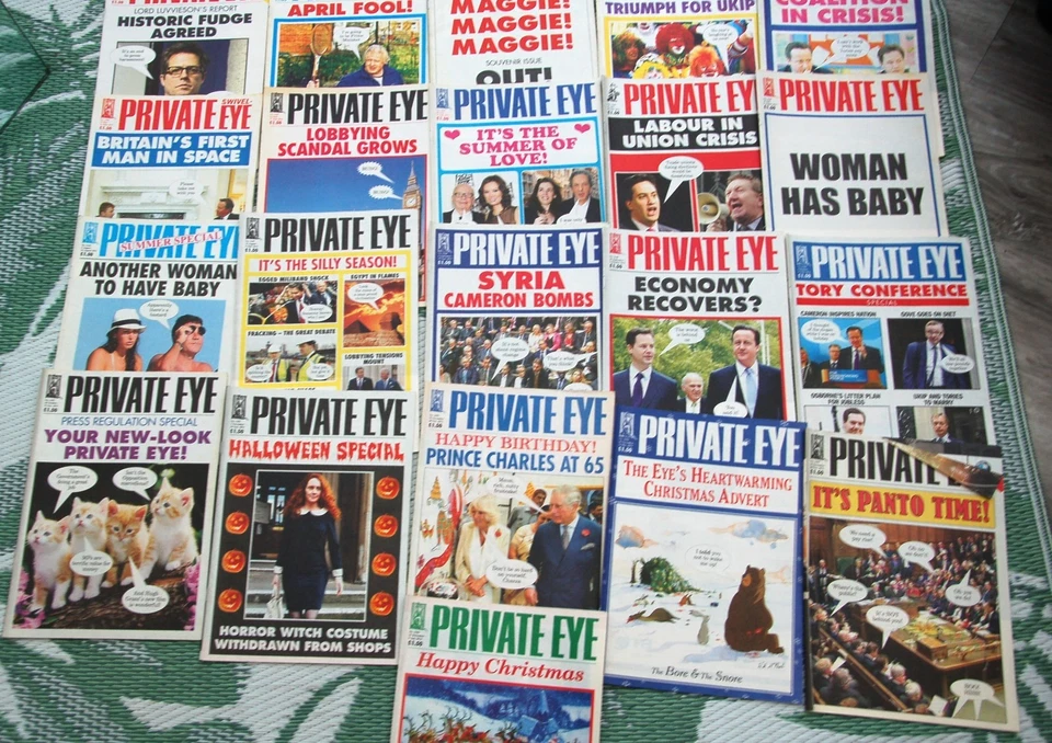 Full Year 2013 Private Eye Magazines Political Satire Cameron Johnson Tories etc - Image 3 of 4