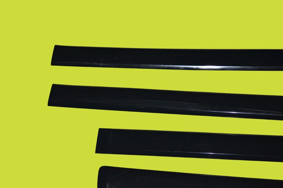 2007-2014 Chevrolet GMC Door Molding Trim Front Back Side Black OEM - Image 4 of 4