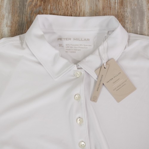 NWT PETER MILLAR Women's Polo Shirt Size XL Golf Short Sleeve Sun Protection - Picture 10 of 10