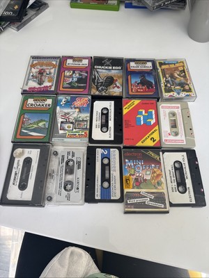 Konvolut 15 Vintage Computerspiele; Electron/Acorn/Microsoft