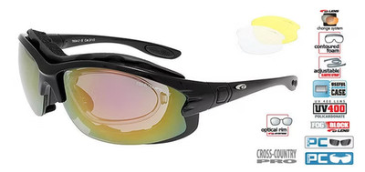 Sport Sonnenbrillen Unisex - Skibrille & Radbrille & Freizeitbrille  (T634-2R)