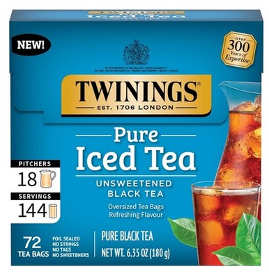 Twinning Pure Black Iced Tea- 2 Pack  (144 Bags)