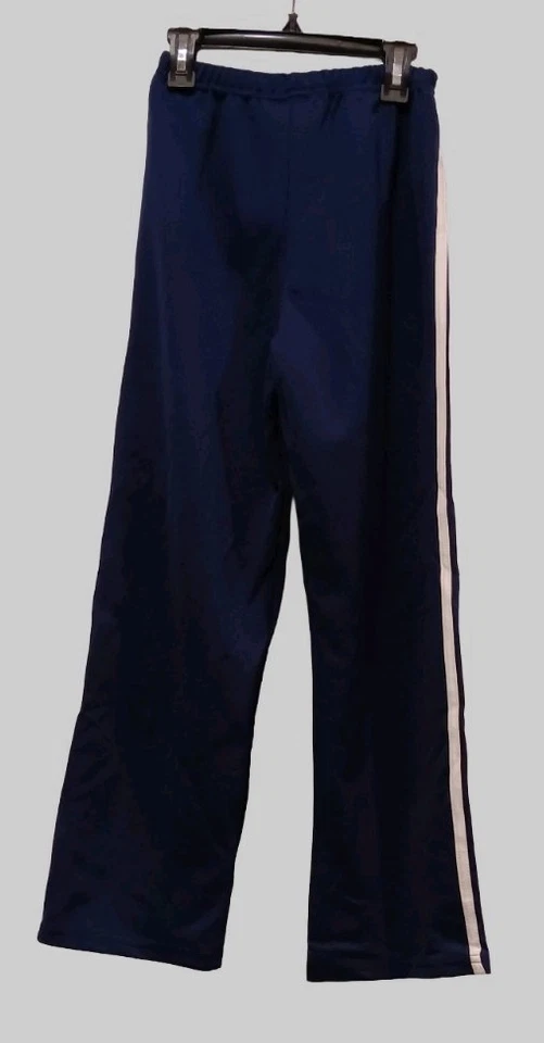 Pantalones deportivos vintage para niñas sin límites - azul marino con rayas blancas Foto 2 de 4