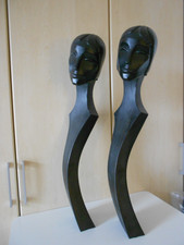 Skulptur Kopf Vintage Mannequin Perücken Kopf Modell Schaufenster Puppen Haar