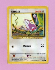 Pokemon N° 61/102 RATTATA 30PV Carta Singola Versione Francese