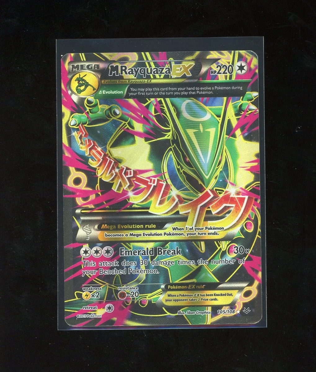 Dragon Rayquaza Pokémon TCG XY Individual Collectible Card Game