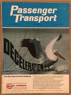 PASSENGER TRANSPORT Magazine JAN 1966 #3234 Higher Fares for London