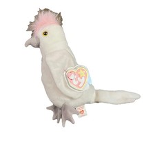 TY Beanie Baby - KUKU the Cockatoo Bird 6.5 inch - MWMT's Stuffed Animal Gift