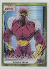 2023 Upper Deck Marvel Platinum High Series Yellow Spotlight /399 Baron Zemo 0p6