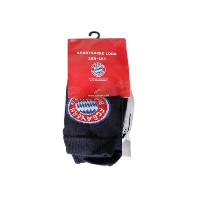 FCB FC Bayern München Sportsocken 2er Set  Gr. 30-32