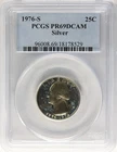 1976 S Washington Quarter PCGS PR69 DCAM Silver