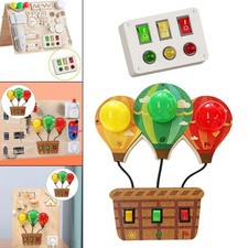 Busy Board Accessory Child Toy Light Switch Learning Portable Travel Toy Sturdy