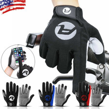 Padded Full Finger Cycling Gloves Mountain Bike Gloves Breathable MTB Racing