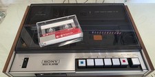 RARE IN FULL WORKING -SONY TC-129 STEREO CASSETTE PLAYER - FULL SERVICED - PROOF