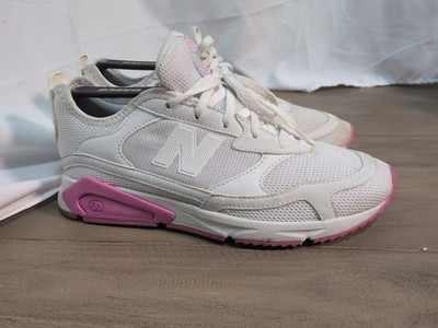 New Balance Damen X-Racer Sneaker in Weiß und Pink UK 5 Sample Trainer