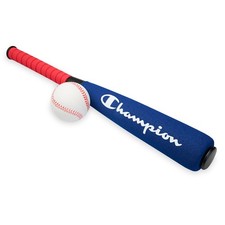 Champion Toddler Baseball Set (Red/White/Blue), Big Fly Foam Bat and Soft Ball K
