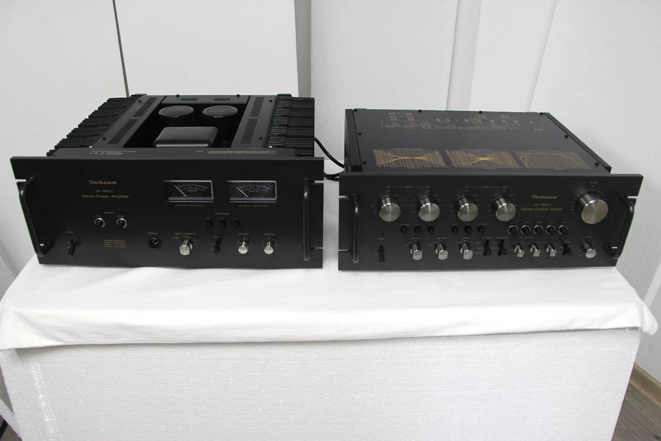 Technics SE-9600 Verstärker und SU-9600 Vorverstärker Endstufe Amplifier Preamp