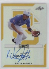 2017 Leaf Perfect Game All-American Classic Metal Gold 1/1 Kevin Vargas Auto 2id
