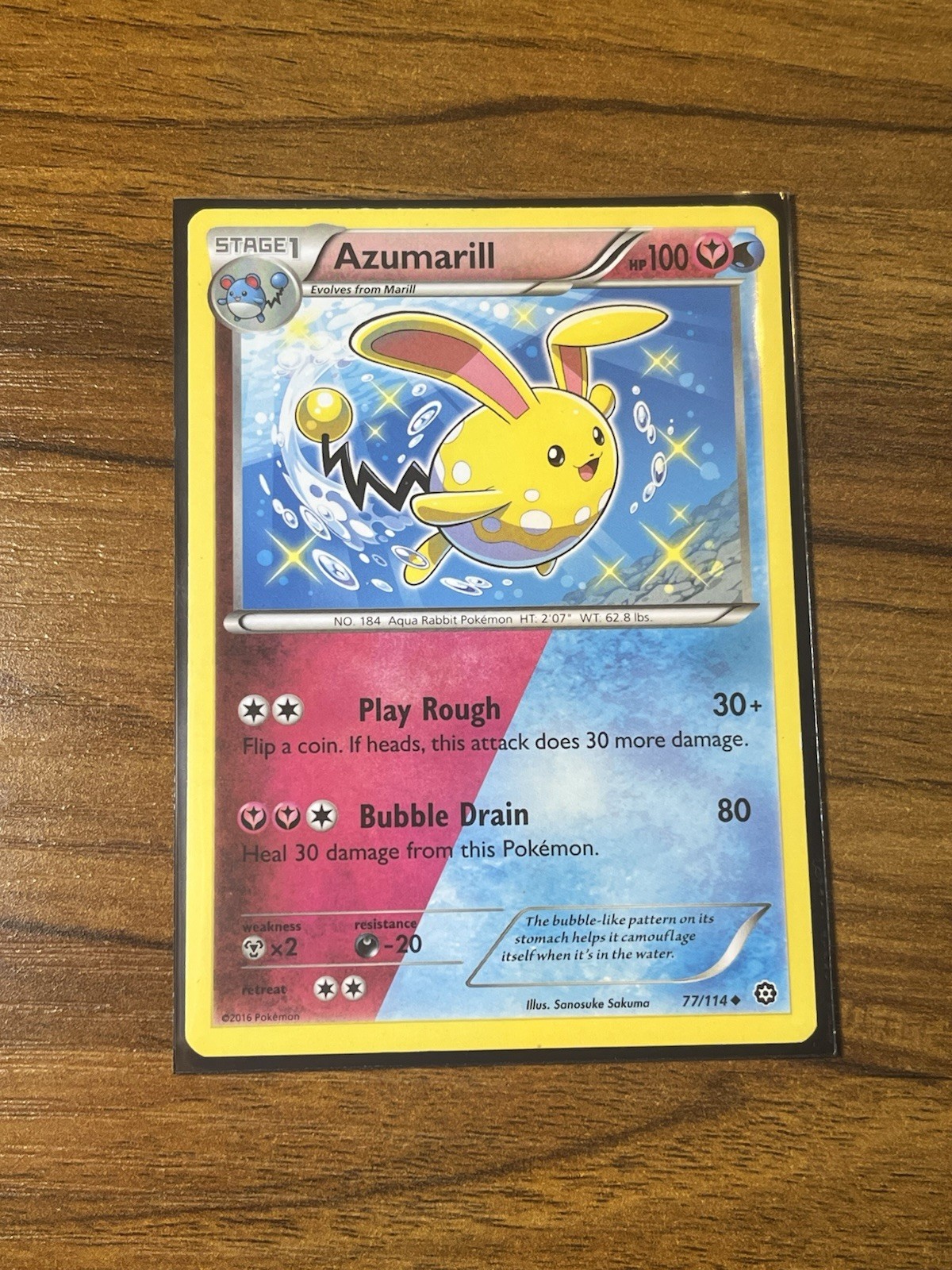 Azumarill 77/114 XY - Steam Siege Regular