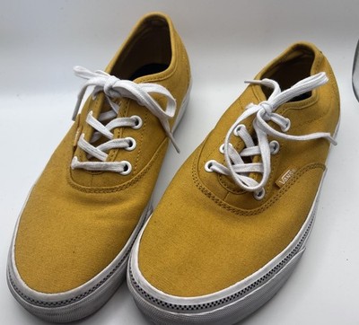 Vans mustard yellow white sneakers Taxi Cab Trim Women's Men's