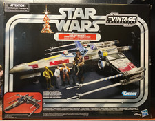Star Wars The Vintage Collection Luke Skywalker's X-wing Fighter with figures