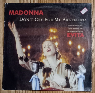 LP MADONNA - DON'T CRY FOR ME ARGENTINA - Aus dem Soundtrack - 1996 - 