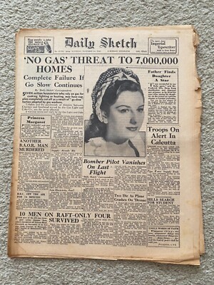 Daily Sketch Newspaper 1945 November 24th  ORIGINAL