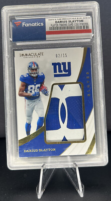 Darius Slayton Rc 2019 Panini Immaculate Relic. 2/15