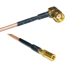 RG316 RP-SMA MALE ANGLE to SSMB Female RF Cable Rapid-SHIP LOT