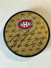 Mike Reilly Gold autograph puck – Canadiens